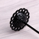 3 Pcs Alloy Earrings T-Shape Stand Showcase Jewelry Holder