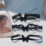 3 Pcs Lace Choker Necklace Adjustable Sweet Collar Necklace
