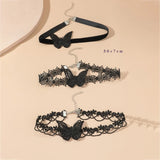 3 Pcs Lace Choker Necklace Adjustable Sweet Collar Necklace