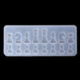 3 Pcs Silicone Resin Chess Board Mold Set DIY Crafts