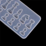 3 Pcs Silicone Resin Chess Board Mold Set DIY Crafts