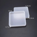 3 Pcs Crystal Epoxy Mold DIY Mirror Silicone Mould