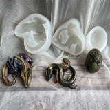 3 Pcs Easter Dinosaurs Resin Mold DIY Crafts Decorations