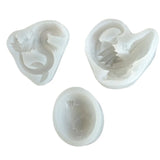 3 Pcs Easter Dinosaurs Resin Mold DIY Crafts Decorations
