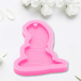 Thanksgiving Pregnant Women Keychain Silicone Mould Set