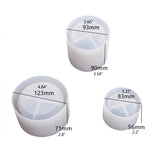 3 Pcs Flower Pot Epoxy Resin Mold DIY Crafts Home Decorations