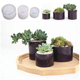 3 Pcs Flower Pot Epoxy Resin Mold DIY Crafts Home Decorations