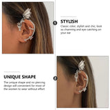 3 Pcs Gothic Flying Dragon Earrings Halloween Alloy Stylish Jewelry