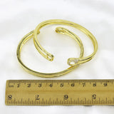 Set of 3 High Zircon Creativity Clasp Bangles