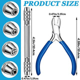 3 Pcs Jewelry Making Tools: Winding Copper Wire Tool & Wire Cutter Plier