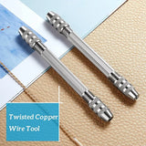 3 Pcs Jewelry Making Tools: Winding Copper Wire Tool & Wire Cutter Plier