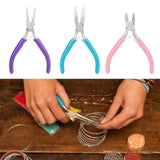 3-Pc Jewelry Pliers Kit for Repairs and Making with Round Nose and Wire Chain