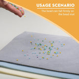 3 Pcs Beading Tools Set Bead Soft Sponge Mat Jewelry Art Accessories