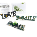 3 Pcs Alphabet Decorations Crystal Epoxy Resin Mould