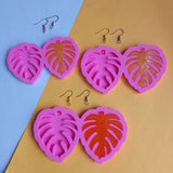 3 Pcs Earrings Resin Mold Necklace Silicone Mould DIY Crafts Jewelry Pendants