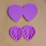 3 Pcs Leaves Earrings Resin Mold DIY Jewelry Pendants Casting Tools