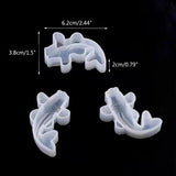3 Pcs Mirror Goldfish 3D Koi Ornaments Epoxy Mold DIY