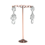 3 Pcs Necklace Holder Organizer Stand Metal Earring Tree for Display