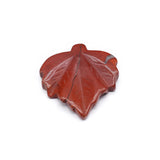 3 Pcs Maple Leaf Healing Crystal Stone Pendants for Jewelry Making