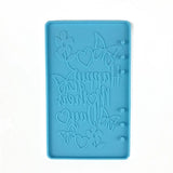 3 Pcs Crystal Epoxy Resin Mold Notebook Cover DIY Silicone Mould