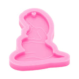 3 Pcs/Set Thanksgiving Pregnant Women Keychain Silicone Mold DIY Crafts