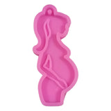 3 Pcs/Set Thanksgiving Pregnant Women Keychain Silicone Mold DIY Crafts