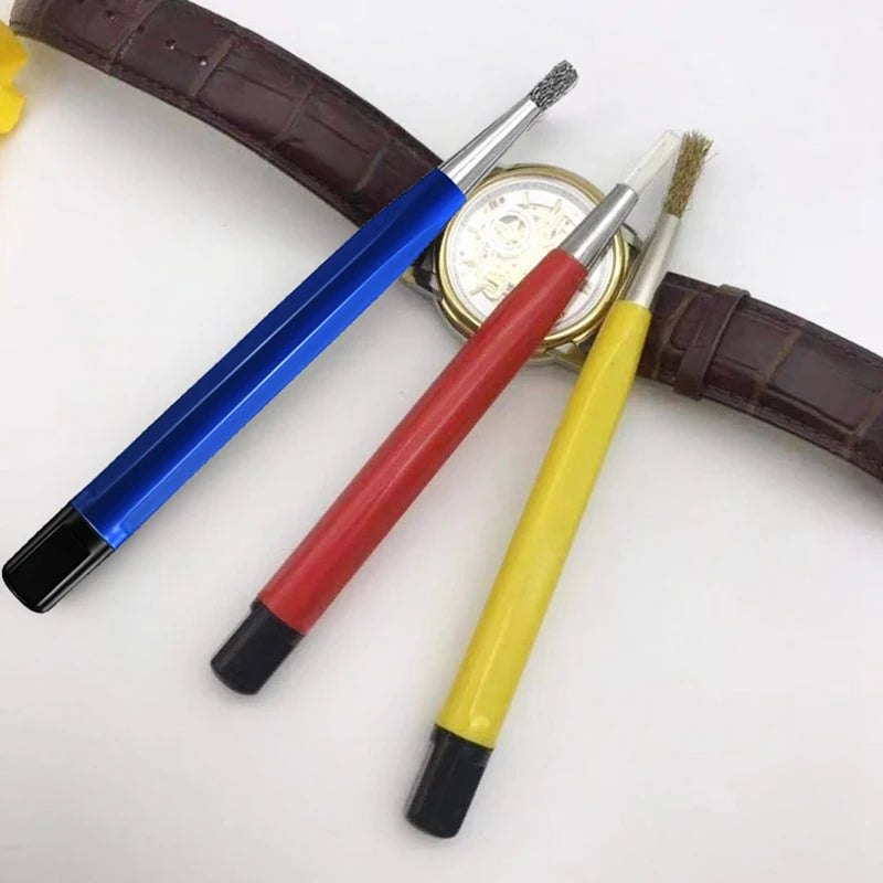 3 Pcs Fiberglass Steel Scratch Brush Pen Sanding Fiber Bristles