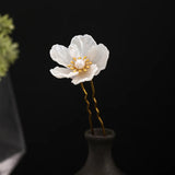 3 Pcs/Set Hair Sticks Flower Headpieces for Women Girls Bride Wedding Party