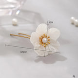3 Pcs/Set Hair Sticks Flower Headpieces for Women Girls Bride Wedding Party