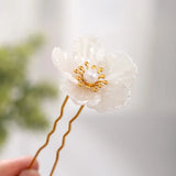 3 Pcs/Set Hair Sticks Flower Headpieces for Women Girls Bride Wedding Party