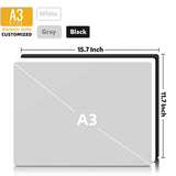 3 Pcs Set Waterproof Silicone Placemat Heat Insulation Table Mat Protector Pad