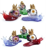 3 Pcs Snail Castle Mushroom Keychain Silicone Molds for DIY Epoxy Resin Crafting
