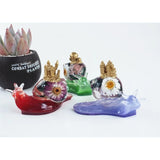 3 Pcs Snail Castle Mushroom Keychain Silicone Molds for DIY Epoxy Resin Crafting