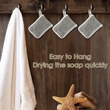 Soap Saver Pouch Exfoliating Bag Scrubber Holder for Bath or Shower
