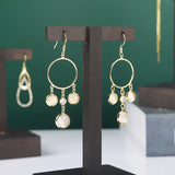 3 Pcs Wood Earring Rack Storage Jewelry Hanging Display