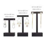 3 Pcs Wood Earring Rack Storage Jewelry Hanging Display