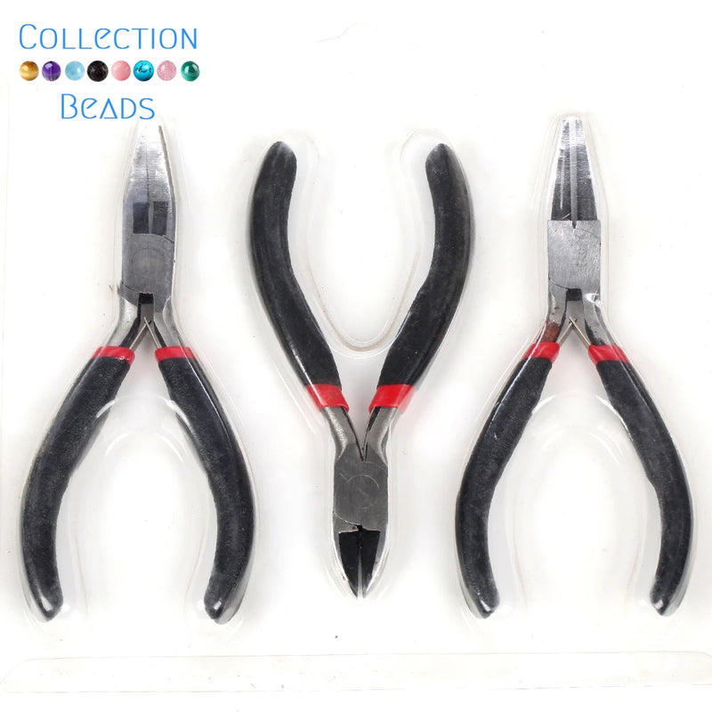 3 Pcs Stainless Steel Needle Nose Pliers Jewelry Making Hand Tool