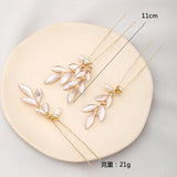 3 Pcs Wedding Hairpins Tiara Freshwater Pearls Golden Bridal Hair Clips
