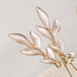 3 Pcs Wedding Hairpins Tiara Freshwater Pearls Golden Bridal Hair Clips