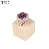 3 Pcs/lot Wooden Jewelry Display Rings Holder Stand