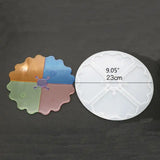 3 Pcs Irregular Coaster Crystal Epoxy Mould