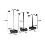 3 Pcs Mini Acrylic Earring Display Stand Jewelry Organizer