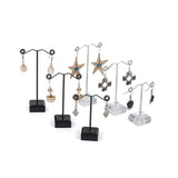 3 Pcs Mini Acrylic Earring Display Stand Jewelry Organizer