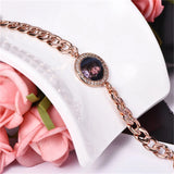 Custom Cuban Chain Bracelet with Photo for Women