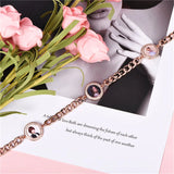 Custom Cuban Chain Bracelet with Photo for Women