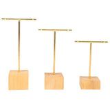 3-Piece T-Bar Earrings Display Rack Organize Set