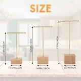 3-Piece T-Bar Jewelry Display Rack Stand Holder Earrings Organize