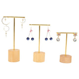3-Piece T-Bar Jewelry Display Rack Stand Holder Earrings Hanging Organizer