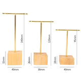 3-Piece T-Bar Jewelry Display Rack Stand Holder Earrings Hanging Organizer