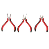 3-Piece Jewelry Pliers & Beading Wire Kit Set Wire Cutters Repair Tools
